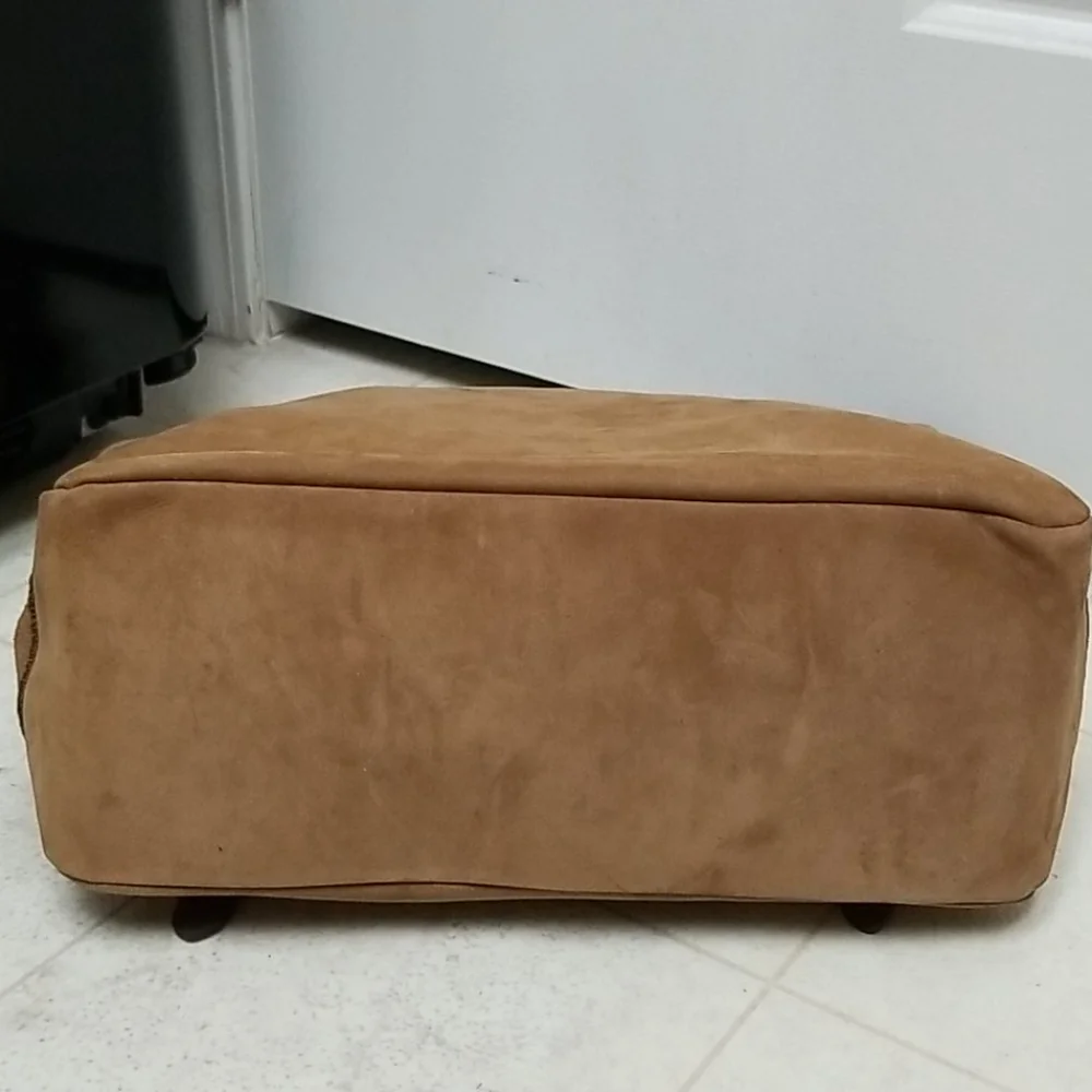 Vintage Leather Large Messenger Style Briefcase